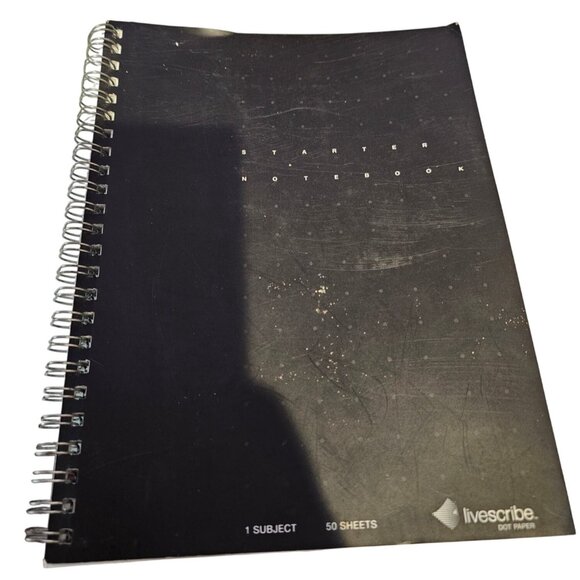 LiveScribe Starter Notebook Echo Smartpen 2GB Instructions FOR PARTS Not Working - Picture 3 of 8